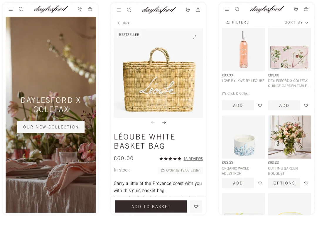 Daylesford CRO results showing 37% conversion rate increase
