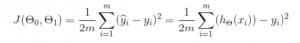 the cost function equation expanded